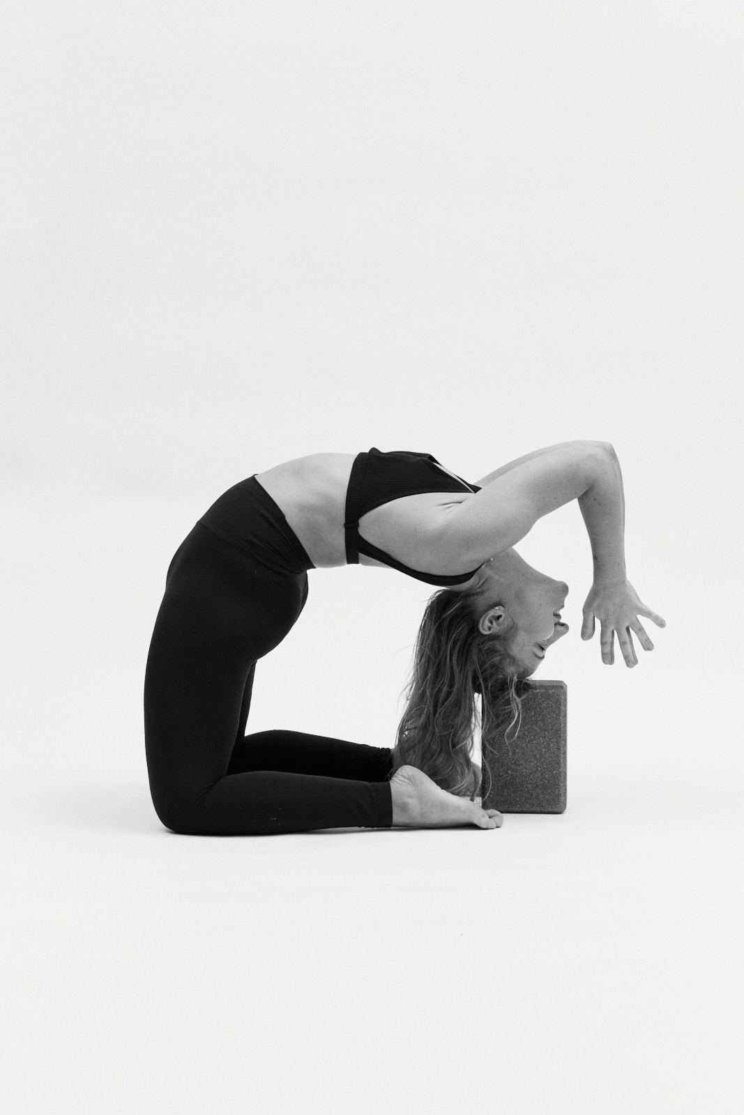 White yoga block clearance